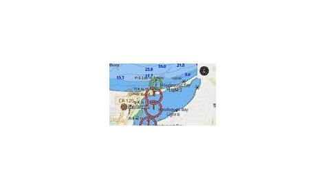 irondequoit bay depth chart