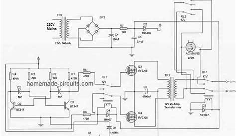 offline ups circuit diagram