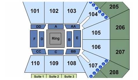 center parc stadium seating chart