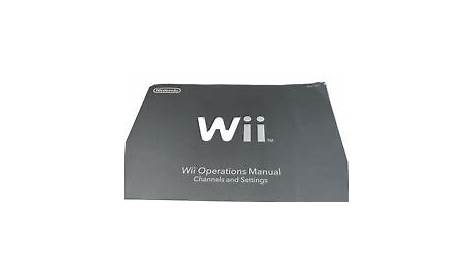 wii operations manual