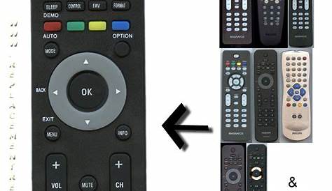 Philips Tv Remote Control Manual