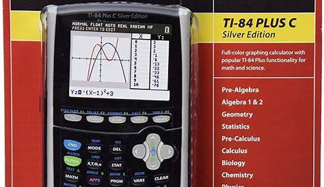 The TI-84 Plus C Silver Edition Graphing Calculator – TI Graphing