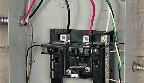 wiring 100 amp subpanel