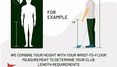 golf club height chart