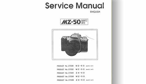 Pentax ZX-50 Service Manual | SLR Film Camera | USCamera DownloadsUSCamera