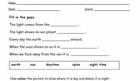 20 day and night worksheets coo worksheets - day and night interactive activity | ks2 day and