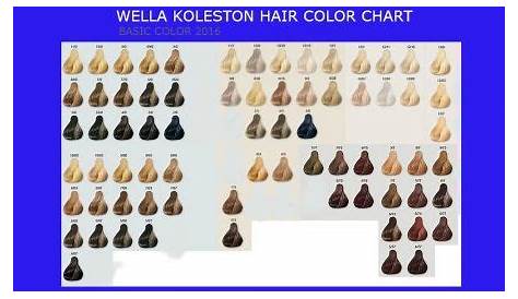 Wella hair color chart | Wella hair color chart, Hair color chart