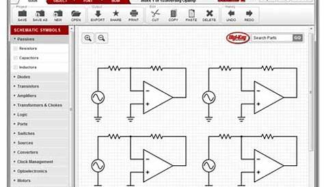 online electronic schematic drawing