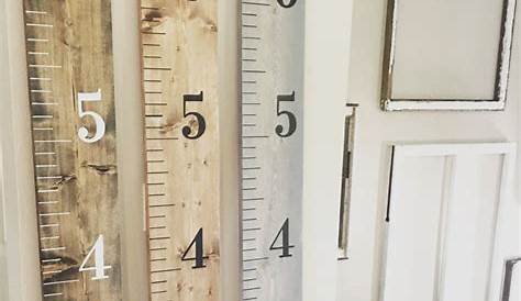 Making The Most Of A Wooden Ruler Growth Chart - Wooden Home
