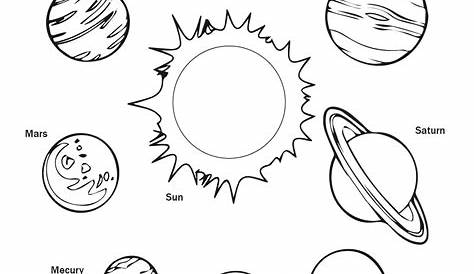 Free Printable Solar System Coloring Pages For Kids
