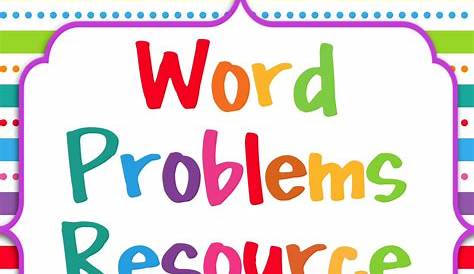 word problem key words anchor chart