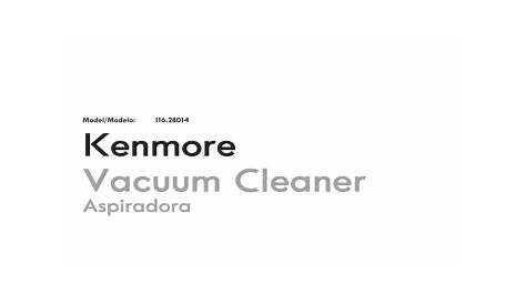 Kenmore Intuition Canister Vacuum Cleaner - Blue Owner's Manual | Manualzz