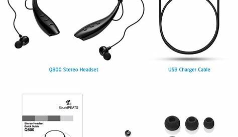 Soundpeats Q900 Manual / Soundpeats Q900 Bluetooth Headset Review