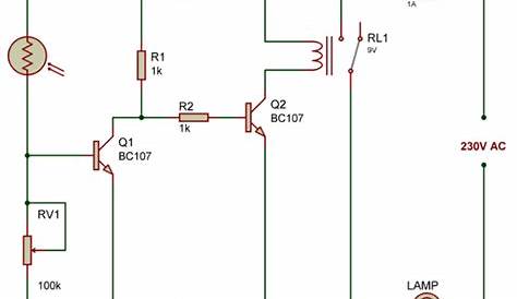 automatic night light circuit diagram