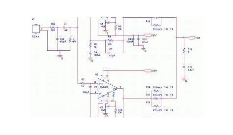 100W Power Amplifier based LM3886 | Electronic Schematic Diagram