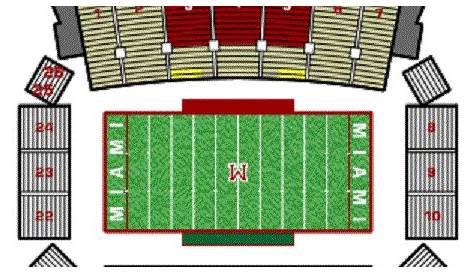 JLed Tech: Miami University Football Stadium Seating Chart : Buffalo