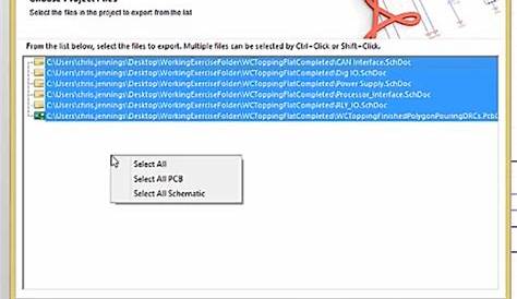 altium export schematic to pdf