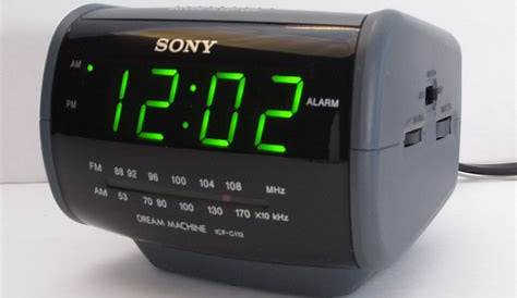 SONY Dream Machine Alarm Clock Radio icf-C112 AM FM/ White | Etsy