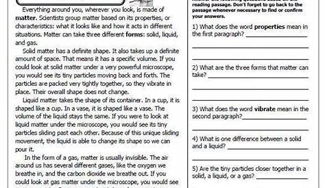 grade 5 reading comprehension worksheets