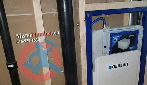 Plumbing Rough-in For Wall-Hung Toilet In Toronto - Mister Plumber