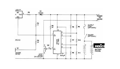 lithium ion battery charger circuit diagram
