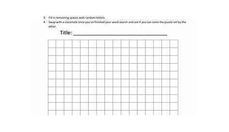 Create your own Word Search student activity | Teaching Resources