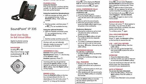 polycom soundpoint ip 335 manual pdf