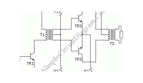Audio Power Amplifier – Simple Circuit Diagram