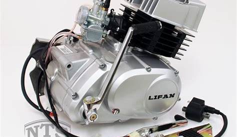 Lifan engine 100cc, 2-stroke, 4-gear, manual