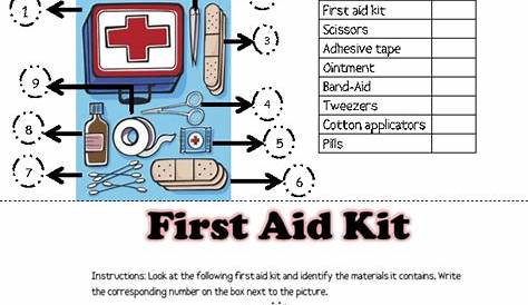 printable first aid worksheets