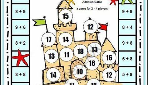 Addition Fact Games Worksheets | Worksheet Hero