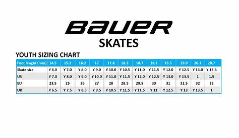 hockey lace length chart