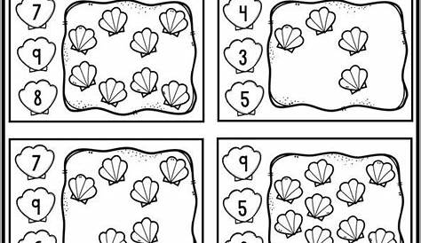 Ocean Math and Literacy Worksheets for Preschool is a no prep packet