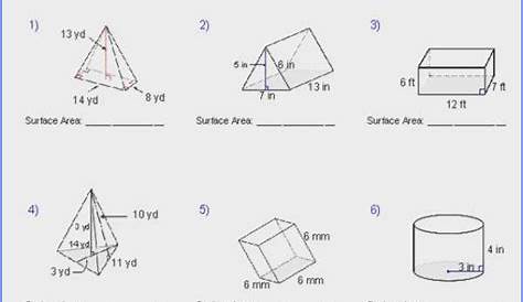 surface area worksheet with answers pdf