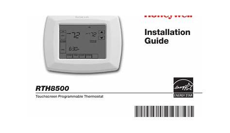 Honeywell RTH8500 Thermostat User manual | Manualzz
