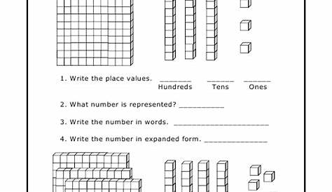 place value worksheets ones and tens