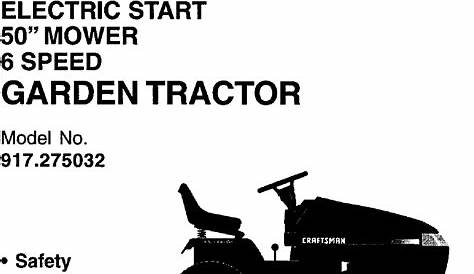 Craftsman M220 Lawn Mower Manual
