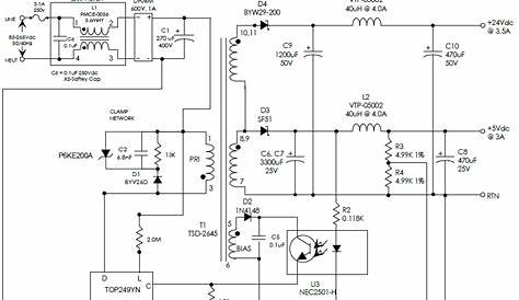 24v 5a power supply circuit diagram