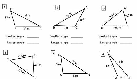 Triangle Worksheets - Math Monks