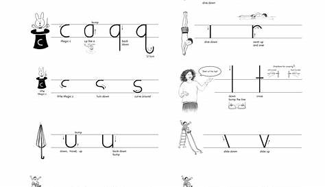 handwriting without tears worksheet