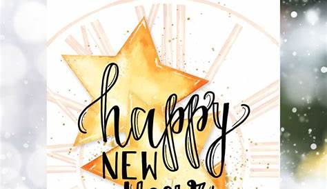 Free Printable New Year Card | Print Pretty Cards