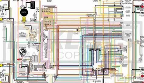 GMC Truck Color Laminated Wiring Diagram
