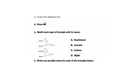geometry basics worksheets