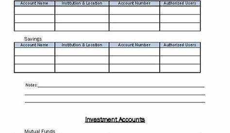 Financial Inventory Worksheet Excel - Ivuyteq