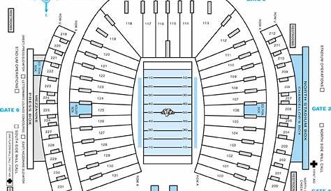 unc stadium seating chart