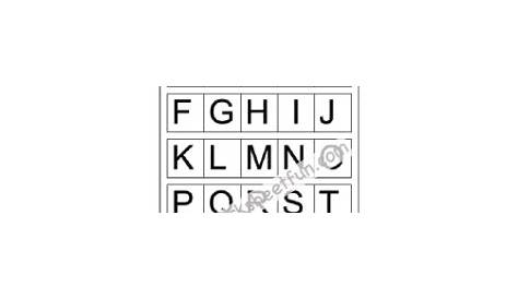 Letters – Alphabet Chart / FREE Printable Worksheets – Worksheetfun