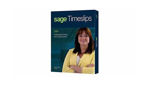 sage timeslips 2020 user guide