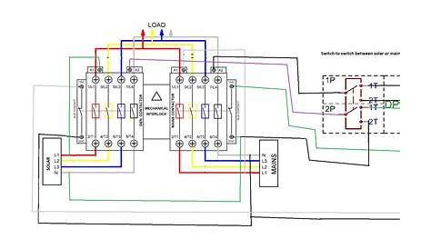 generator ats wiring diagram