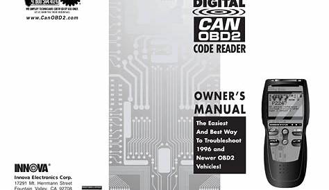 Innova 3150 Owner's manual | Manualzz