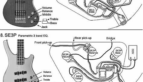 bass guitar pickup wiring diagram